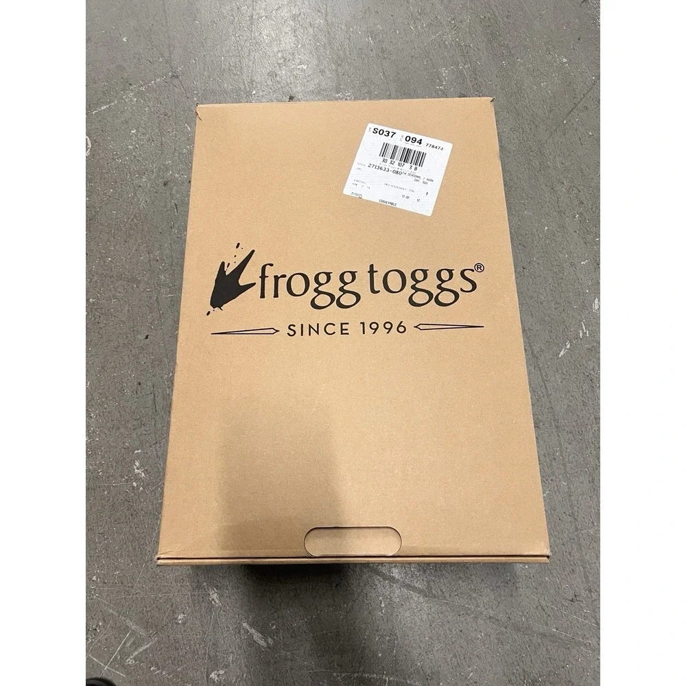 Frogg‎ Toggs Amphib Bootfoot Wader Mens 8 Brown Camo 3.5mm Neoprene Waterproof